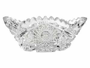 At Auction: American Brilliant Cut 9 inch Glass Bowl,